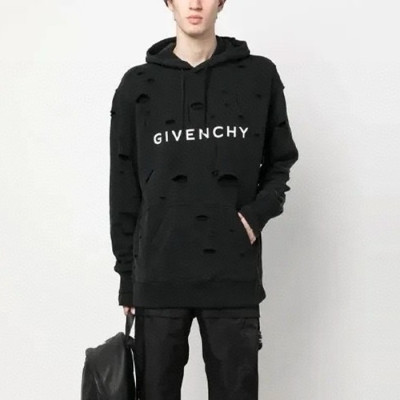 지방시 남성 블랙 후드티 - Givenchy Mens Black Hoodie - gic2089x