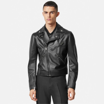 베르사체 남성 가죽 자켓 - Versace Mens Leather Jackets - vec2177x