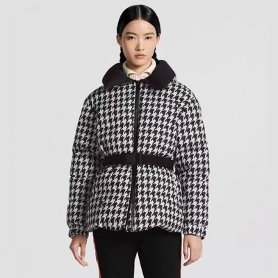 디올 여성 블랙 벨트 푸퍼 자켓 - Dior Women Black Puffer Jacket - dic2216x