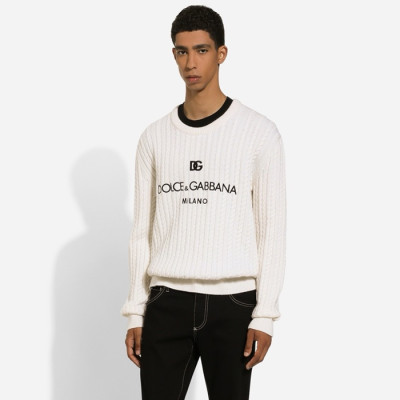 돌체앤가바나 남성 라운드 스웨터 - Dolce&Gabbana Mens Round Sweater - doc2261x