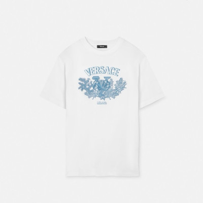 베르사체 남성 반팔 티셔츠 - Versace Mens Round Tshirts - vec2287x