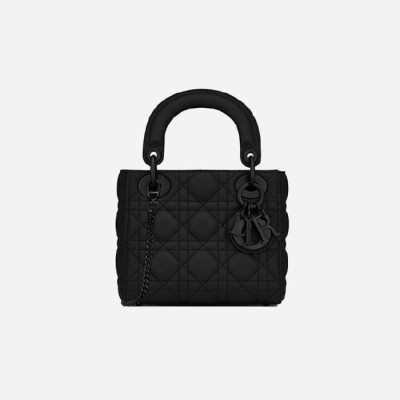 디올 여성 블랙 울트라 매트 까나쥬 레이디백 미니 - Dior Ultra Mat Cannage Lady Mini Bag- di2597z