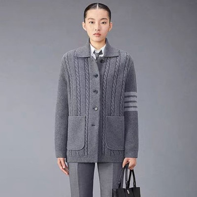 톰브라운 여성 폴로 가디건 - Thom Browne Womens Cardigan - thc2343x