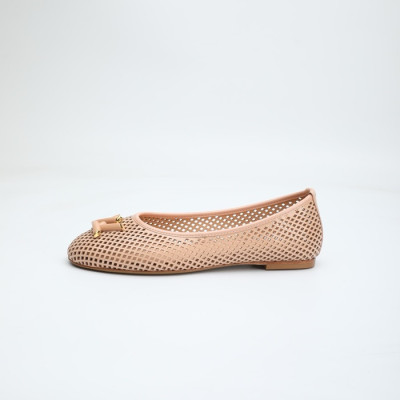 루이비통 여성 화이트 플렛 - Louis vuitton Womens White Flats - lvs1409x