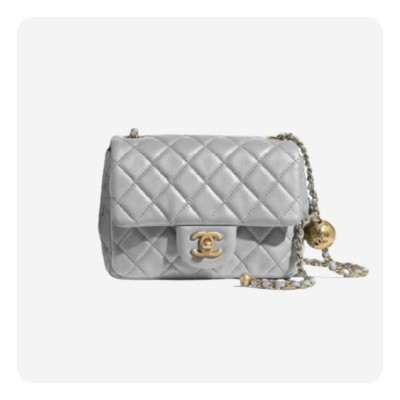 샤넬  쁘띠삭 플랩백 골드볼 그레이 골드 - Chanel Petit Sac Flap Bag- ch2660z