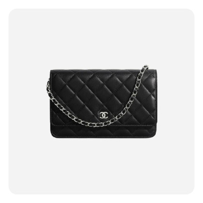 샤넬 woc 캐비어 블랙 실버  - Chane  woc Caviar Bag - ch2707z