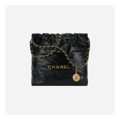 샤넬 22백 스몰 블랙 골드 - Chane 22 Bag Small Bag - ch2720z