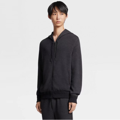 에르메네질도 제냐 남성 집업 후드티 - Ermenegildo Zegna Mens Zip-up Hoodie -zec2408x