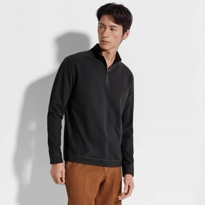 에르메네질도 제냐 남성 집업 긴팔티 - Ermenegildo Zegna Mens Zip-up Tshirts - zec2487x