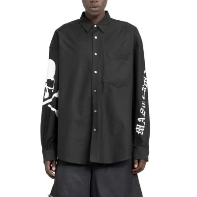 마스터마인드 남성 블랙 셔츠 - Mastermind Mens Black Shirt - mas2535x