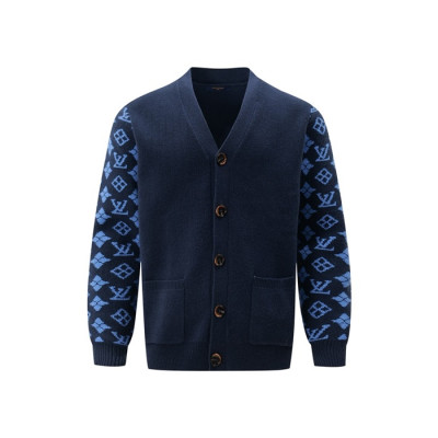 루이비통 남성 브이넥 가디건 - Louis vuitton Mens Cardigan - lvc2571x