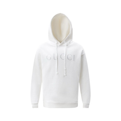 구찌 남성 화이트 후드티 - Gucci Mens White Hoodie - guc2672x