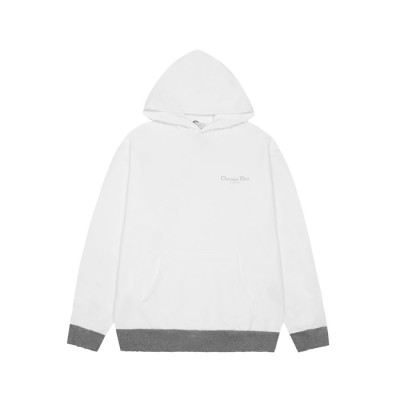 디올 남성 화이트 후드티 - Dior Mens White Hoodie - dic2738x