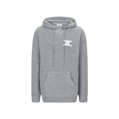 셀린느 남성 후드 니트웨어 - Celine Mens Hood Knitwear - cec2776x