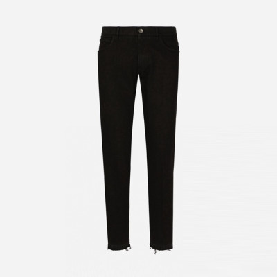 돌체앤가바나 남성 블랙 청바지 - Dolce&Gabbana Mens Black Jeans - doc2881x