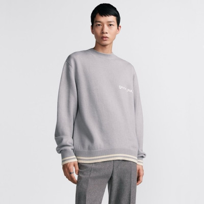 디올 남성 라운드 스웨터 - Dior Mens Round Knitwear - dic3038x