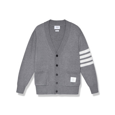 톰브라운 남성 브이넥 가디건 - Thom Browne Mens V-neck Cardigan - thc3072x