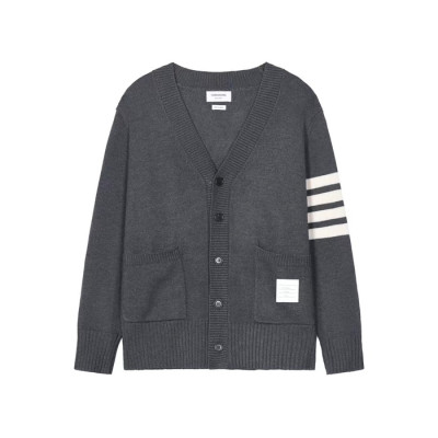 톰브라운 남성 브이넥 가디건 - Thom Browne Mens V-neck Cardigan - thc3074x