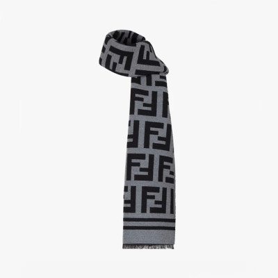 펜디 남/녀 FF 머플러 - Fendi Unisex FF Muffler - acc2368x