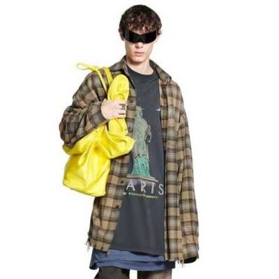 발렌시아가 남성 체크 셔츠 - Balenciaga Mens Flanner Shirts - bac3130x