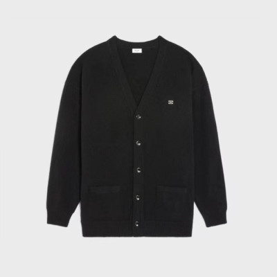 셀린느 남성 브이넥 가디건 - Celine Mens V-neck Cardigan - cec3194x