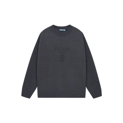 프라다 남성 라운드 스웨터 - Prada Mens Round Sweater - prc3206x