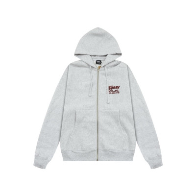 스터시 남성 집업 후디 - Stussy Mens Zip-up Hoodie - stc3298x