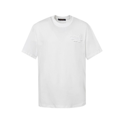 루이비통 남성 라운드 반팔 티셔츠 - Louis vuitton Mens Round Tshirt - lvc3551x