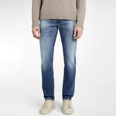 에르메네질도 제냐 남성 블루 청바지 -  Ermenegildo Zegna Mens Blue Jeans - zec3637x