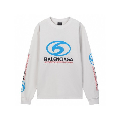 발렌시아가 남성 라운드 긴팔티 - Balenciaga Mens Round Tshirt - bac3641x