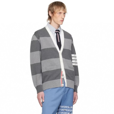 톰브라운 남성 브이넥 가디건 - Thom Browne Mens V-neck Cardigan - thc3834x