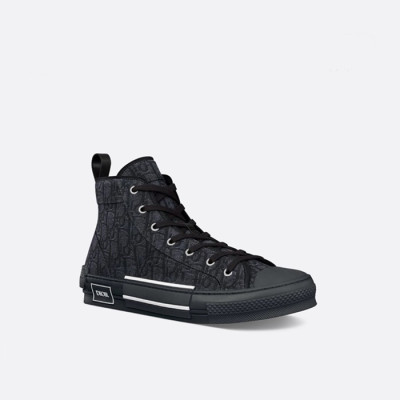 디올 남/녀 오블리크 하이탑 스니커즈 - Dior Unisex Oblique High-top Sneaker - dis1630x