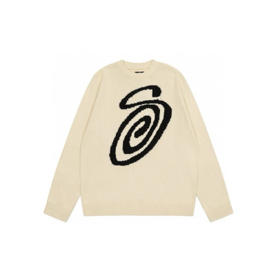 스터시 남성 라운드 스웨터 - Stussy Mens Round Sweater - stc4017x