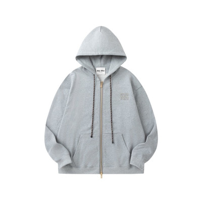 미우미우 남성 집업 후드티 - Miumiu Mens Zip-up Hoodie - mic4141x