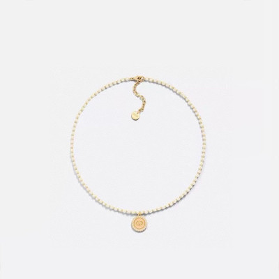 디올 여성 골드 목걸이 - Dior Womens Gold Necklace - acc2589x