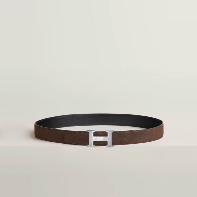 에르메스 남성 리버서블 포부르 벨트 - Hermes Mens Faubourg Reversible Belt - bel03x