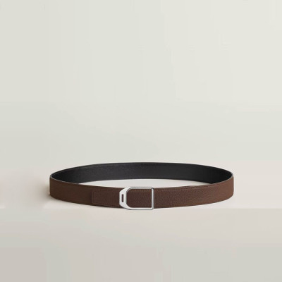 에르메스 남성 리버서블 자키 벨트 - Hermes Mens Jockey Reversible Belt - bel08x