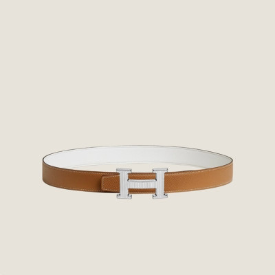 에르메스 남성 리버서블 H 벨트 - Hermes Mens Boucle De Ceinture H Reversible Belt - bel62x