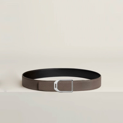 에르메스 남성 리버서블 자키 벨트 - Hermes Mens Jockey Reversible Belt - bel79x