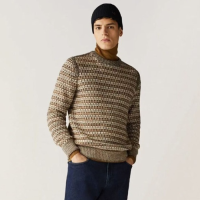 로로피아나 남성 라운드 스웨터 - Loro Piana Mens Round Sweater - lpc4282x