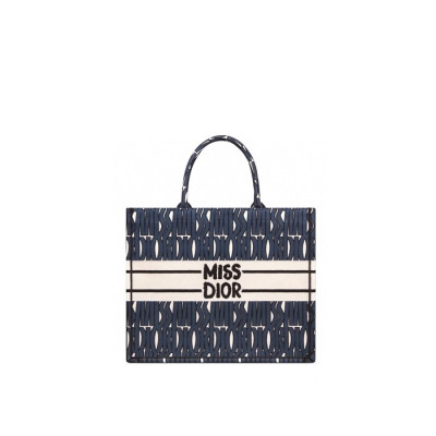 디올 여성 미스 디올 북토트 M1286 - Dior Womens Miss-D Allover Book Tote - dib3232x