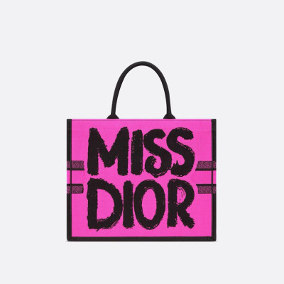 디올 여성 미스 디올 북토트 M1286 - Dior Womens Miss-D Allover Book Tote - dib3242x