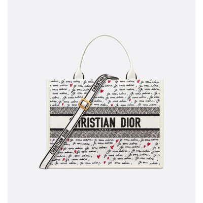 디올 여성 미스 디올 북토트 M1286 - Dior Womens Miss-D Allover Book Tote - dib3250x