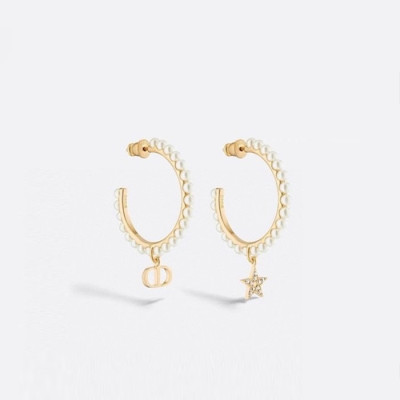 디올 여성 골드 이어링 - Dior Womens Gold Earring - acc2668x