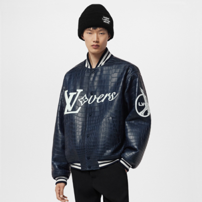 루이비통 남성 악어가죽 재킷 - Louis vuitton Mens Leather Jacket - lvc4549x