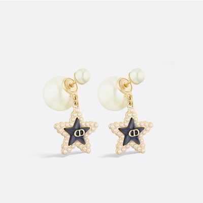 디올 여성 골드 이어링 - Dior Womens Gold Earring - acc2805x