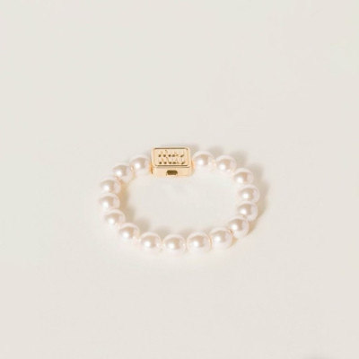 미우미우 여성 이니셜 팔찌 - Miumiu Womens Initial Bangle - acc2865x