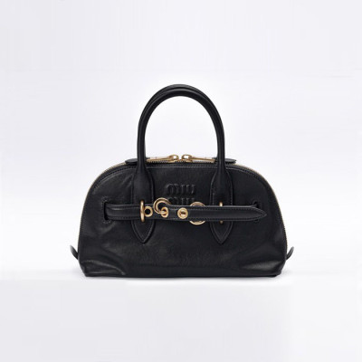 미우미우 여성 어벤쳐 나파 토트백 - Miumiu Womens Aventure Nappa Bag - mib3582x