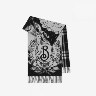 버버리 남/녀 양면 머플러 - Burberry Unisex Reversible Muffler - acc2982x