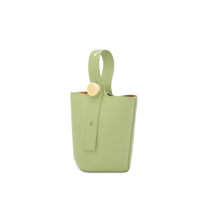 로에베 여성 미니 페블 버킷백 - Loewe Womens Mini Pebble Bucket Bag - lob4798x